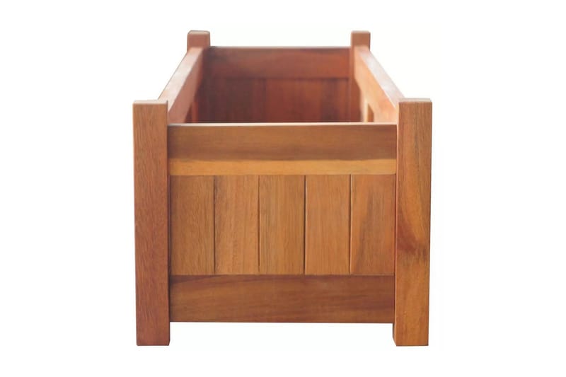 Puutarhan korotettu kukkalaatikko akaasiapuu 100x30x25 cm - Ruskea - Puutarhakalusteet - Tarvikkeet ulos - Muut puutarhatarvikkeet - Ruukut ulkokäyttöön