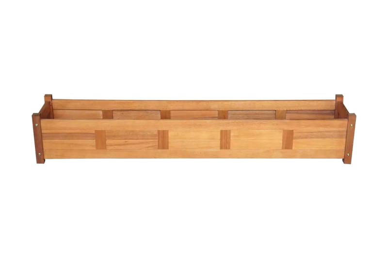 Puutarhan korotettu kukkalaatikko akaasiapuu 150x30x25 cm - Ruskea - Puutarhakalusteet - Tarvikkeet ulos - Muut puutarhatarvikkeet - Ruukut ulkokäyttöön