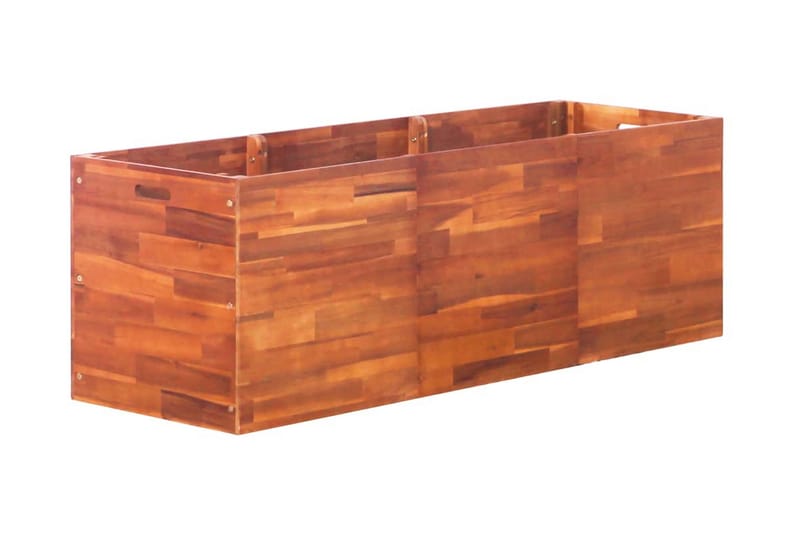Puutarhan korotettu kukkalaatikko akaasiapuu 150x50x50 cm - Ruskea - Puutarhakalusteet - Tarvikkeet ulos - Muut puutarhatarvikkeet - Ruukut ulkokäyttöön