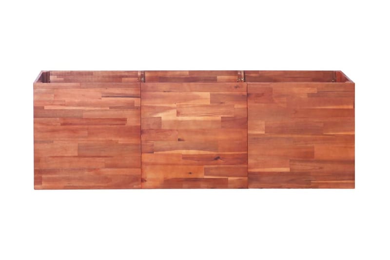 Puutarhan korotettu kukkalaatikko akaasiapuu 150x50x50 cm - Ruskea - Puutarhakalusteet - Tarvikkeet ulos - Muut puutarhatarvikkeet - Ruukut ulkokäyttöön