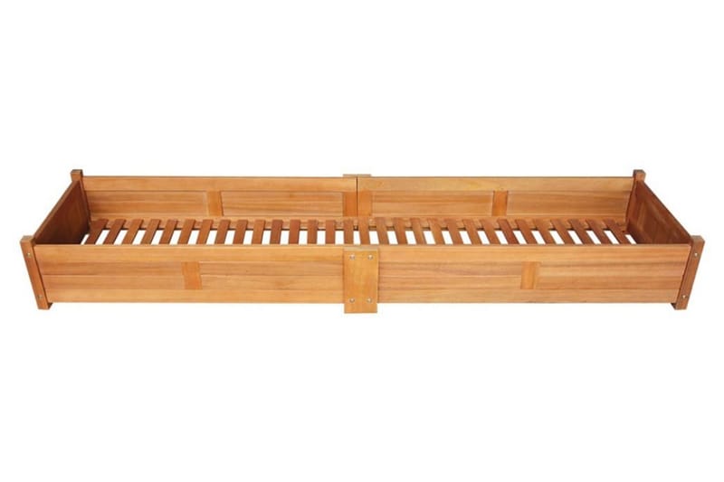 Puutarhan korotettu kukkalaatikko akaasiapuu 200x50x25 cm - Ruskea - Puutarhakalusteet - Tarvikkeet ulos - Muut puutarhatarvikkeet - Ruukut ulkokäyttöön