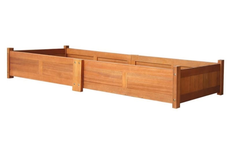 Puutarhan korotettu kukkalaatikko akaasiapuu 200x50x25 cm - Ruskea - Puutarhakalusteet - Tarvikkeet ulos - Muut puutarhatarvikkeet - Ruukut ulkokäyttöön
