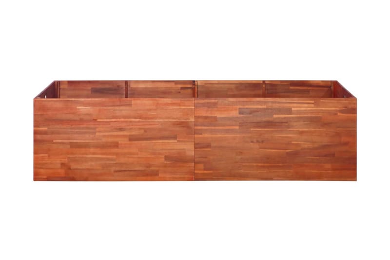 Puutarhan korotettu kukkalaatikko akaasiapuu 200x50x50 cm - Ruskea - Puutarhakalusteet - Tarvikkeet ulos - Muut puutarhatarvikkeet - Ruukut ulkokäyttöön