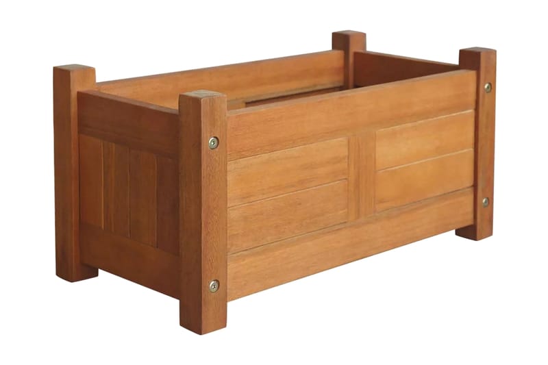 Puutarhan korotettu kukkalaatikko akaasiapuu 50x25x25 cm - Ruskea - Puutarhakalusteet - Tarvikkeet ulos - Muut puutarhatarvikkeet - Ruukut ulkokäyttöön
