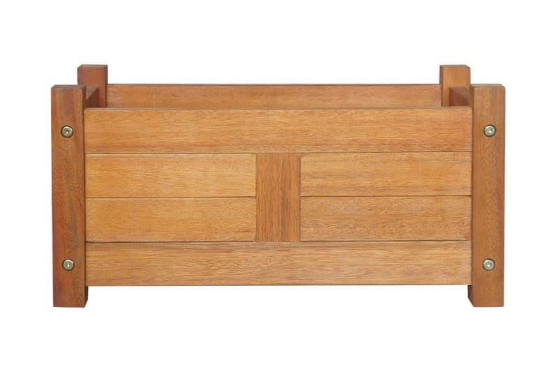 Puutarhan korotettu kukkalaatikko akaasiapuu 50x25x25 cm - Ruskea - Puutarhakalusteet - Tarvikkeet ulos - Muut puutarhatarvikkeet - Ruukut ulkokäyttöön