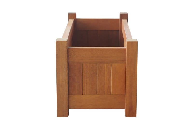 Puutarhan korotettu kukkalaatikko akaasiapuu 50x25x25 cm - Ruskea - Puutarhakalusteet - Tarvikkeet ulos - Muut puutarhatarvikkeet - Ruukut ulkokäyttöön