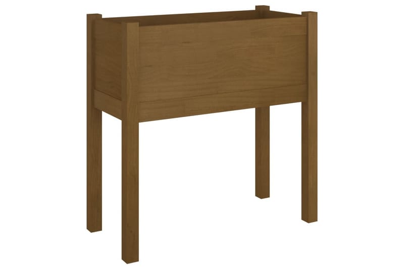 Puutarhan kukkalaatikko hunajanruskea 70x31x70 cm täysi mänt - Ruskea - Puutarhakalusteet - Tarvikkeet ulos - Muut puutarhatarvikkeet - Ruukut ulkokäyttöön
