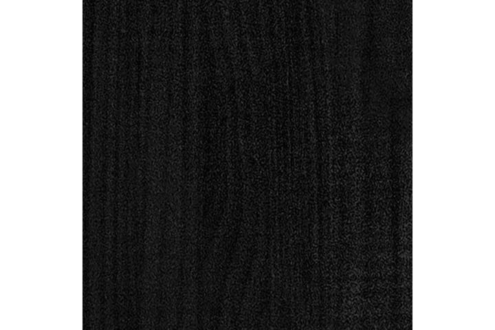 Puutarhan kukkalaatikko musta 31x31x31 cm täysi mänty - Musta - Ruukut ulkokäyttöön - Kukkalaatikko