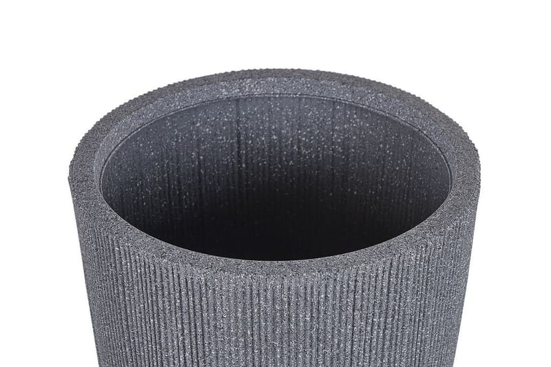 Ruukku 44 x 44 x 48 cm Harmaa CHIOS - Harmaa - Puutarhakalusteet - Tarvikkeet ulos - Muut puutarhatarvikkeet - Ruukut ulkokäyttöön