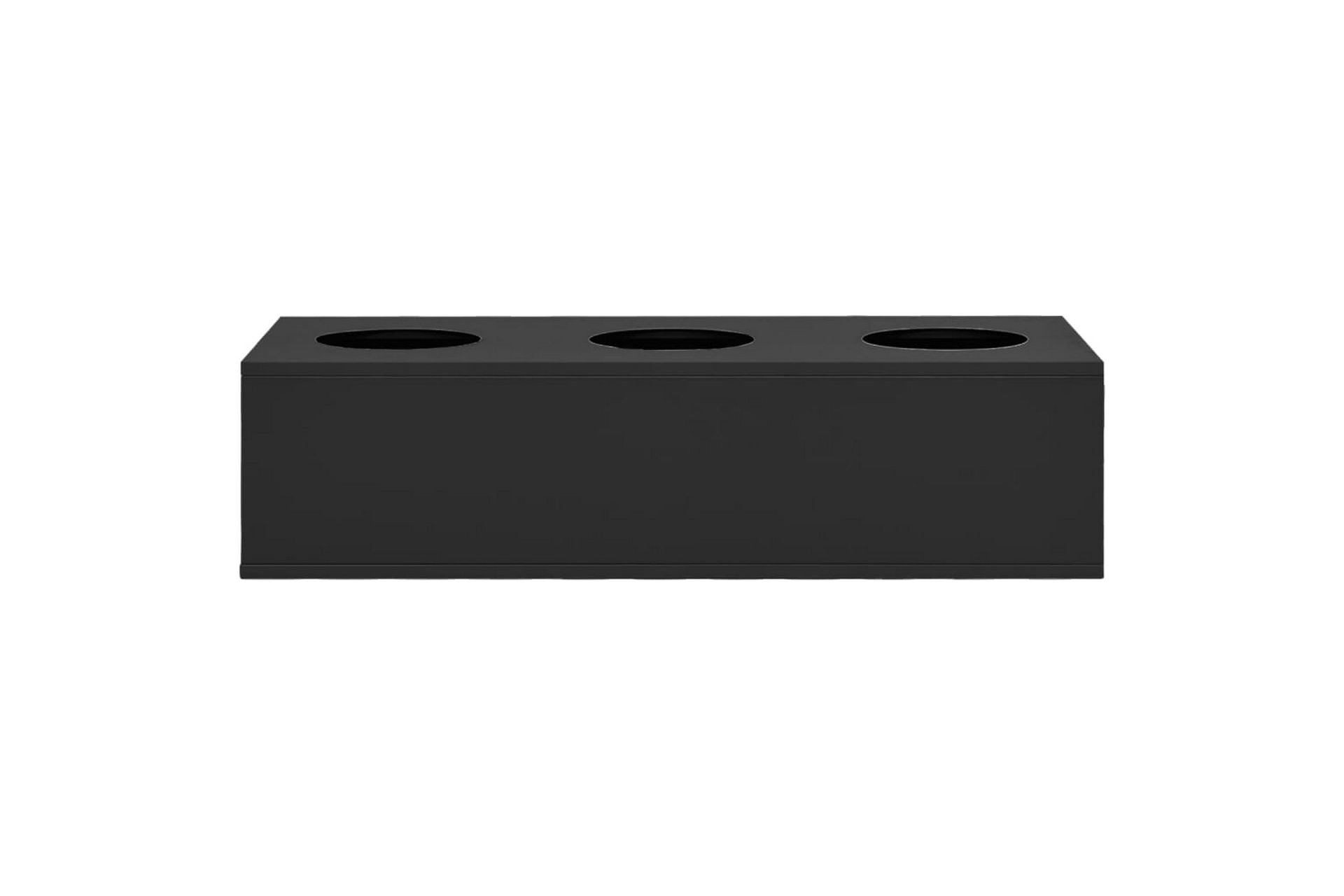 Toimiston kukkalaatikko antrasiitti 90x40x23 cm teräs - Puutarhakalusteet - Tarvikkeet ulos - Muut puutarhatarvikkeet - Ruukut ulkokäyttöön