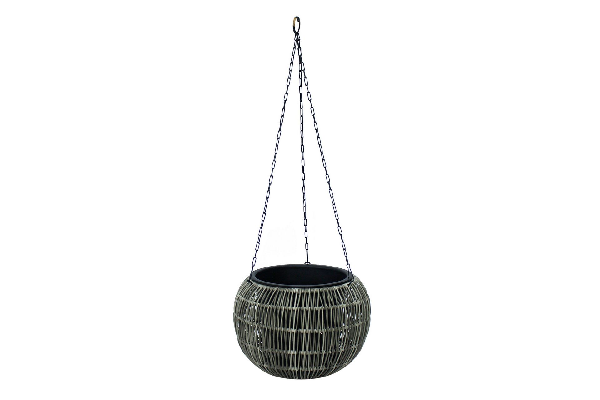 Amppeli Wicker D32xH22 cm Harmaa