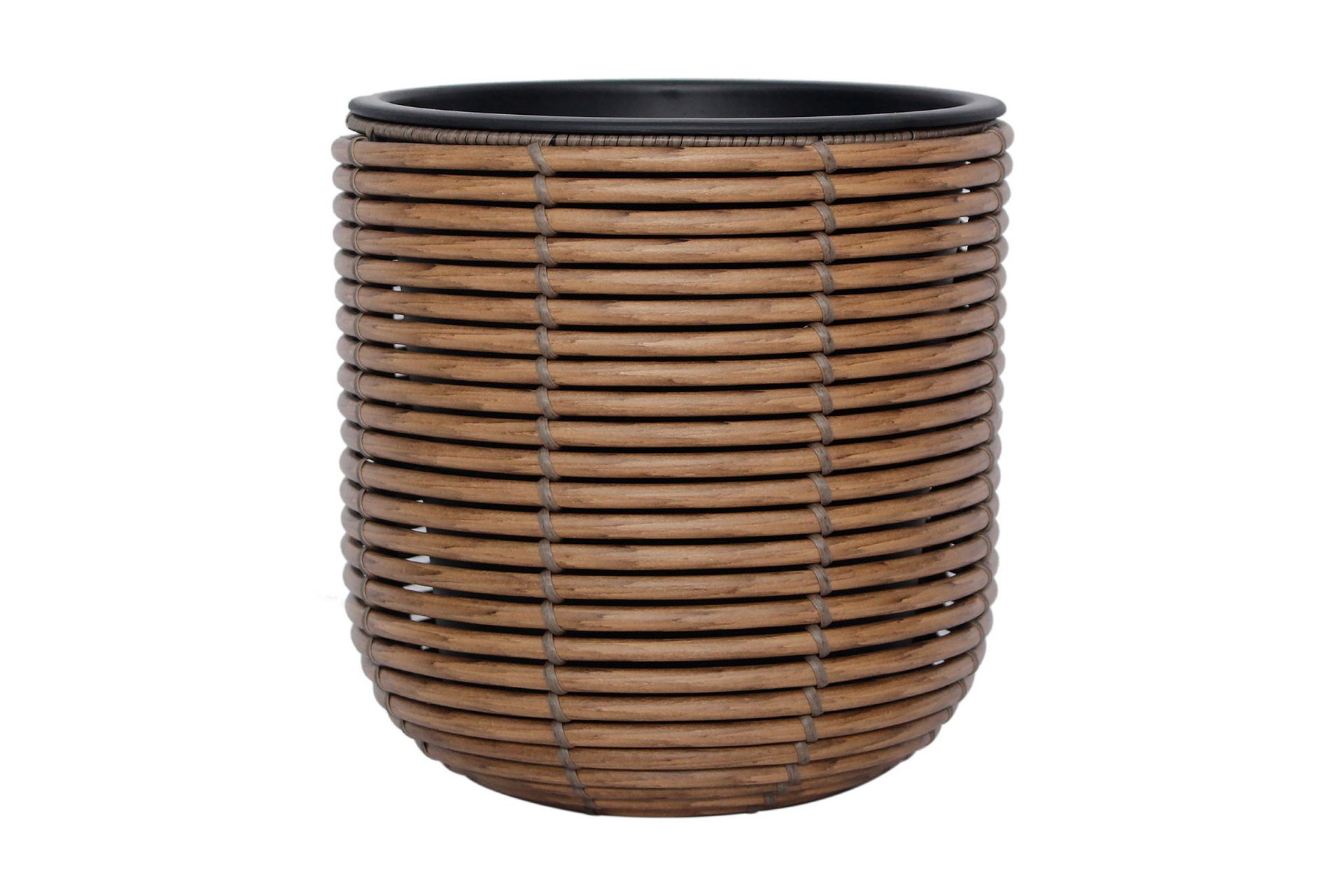 Kukkaruukku Wicker D27xH28 cm Ruskea