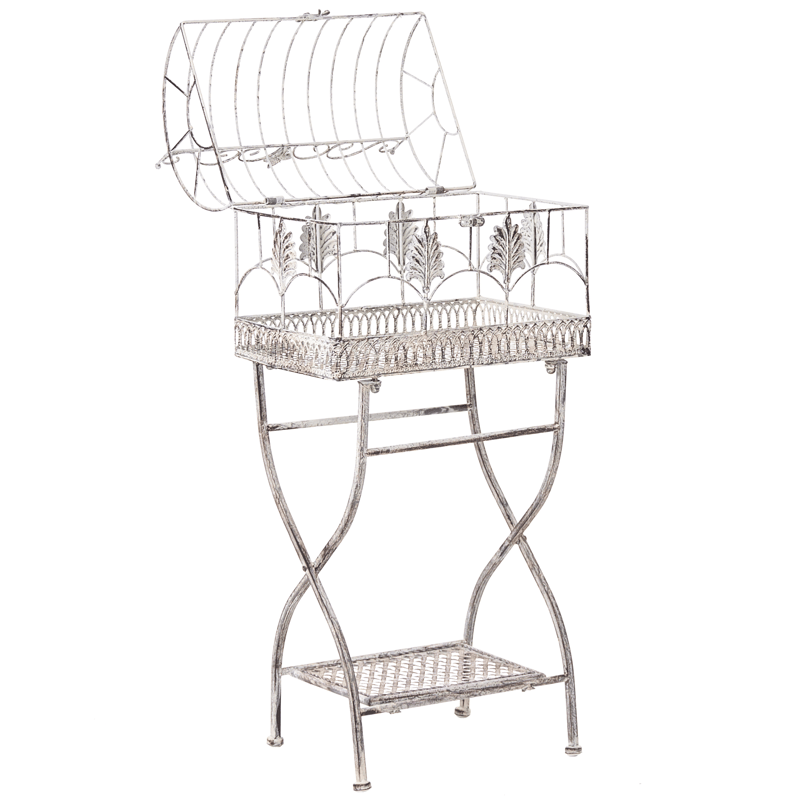 Setti 2 hyllyä ulos Sicily 43/37 cm 30/27 cm - Harmaa - Puutarhakalusteet - Tarvikkeet ulos - Muut puutarhatarvikkeet - Hylly ulkokäyttöön
