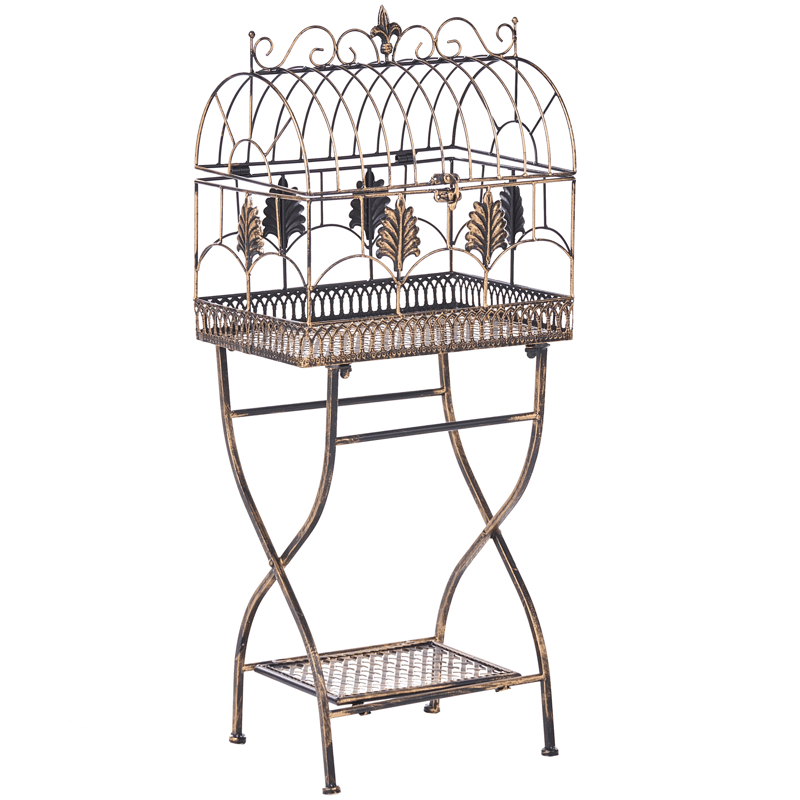 Setti 2 hyllyä ulos Sicily 43/37 cm 30/27 cm - Musta - Puutarhakalusteet - Tarvikkeet ulos - Muut puutarhatarvikkeet - Hylly ulkokäyttöön