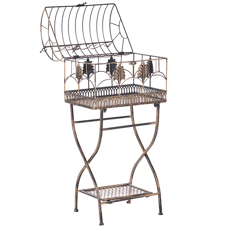 Setti 2 hyllyä ulos Sicily 43/37 cm 30/27 cm - Musta - Puutarhakalusteet - Tarvikkeet ulos - Muut puutarhatarvikkeet - Hylly ulkokäyttöön