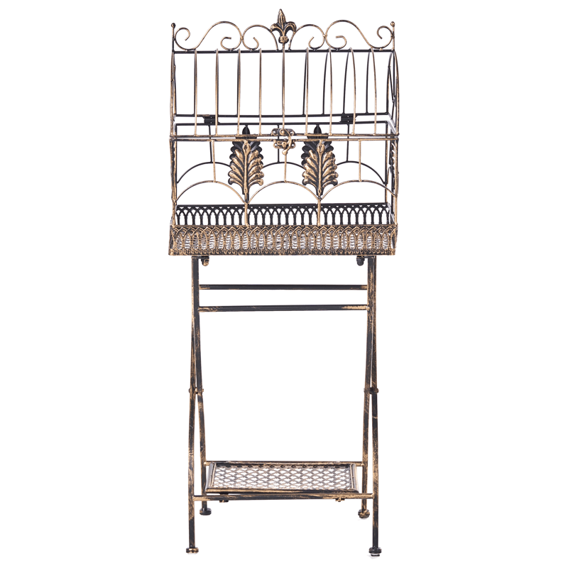 Setti 2 hyllyä ulos Sicily 43/37 cm 30/27 cm - Musta - Puutarhakalusteet - Tarvikkeet ulos - Muut puutarhatarvikkeet - Hylly ulkokäyttöön