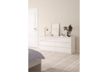 Salomns Lipasto 70,1 cm - Valkoinen - Säilytys - Säilytyskalusteet - Lipasto