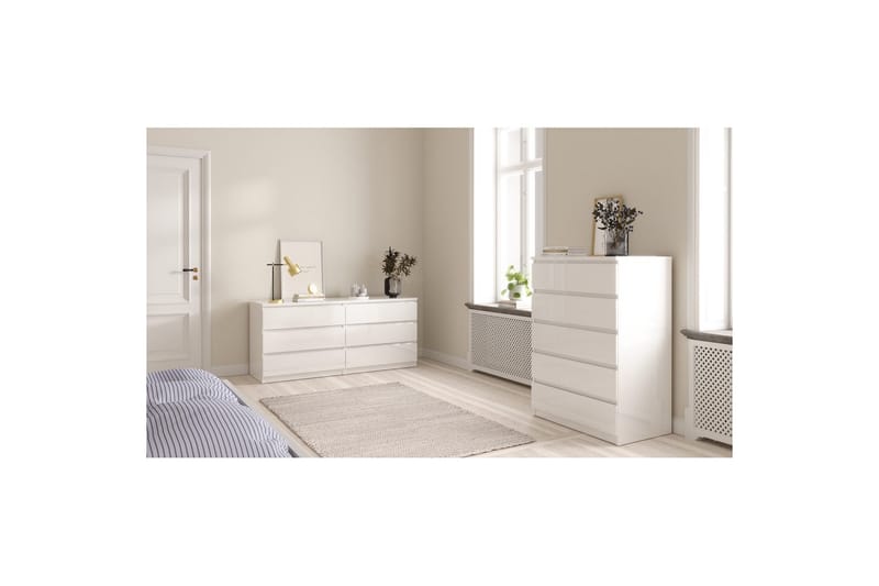 Salomns Lipasto 70,1 cm - Valkoinen - Säilytys - Säilytyskalusteet - Lipasto