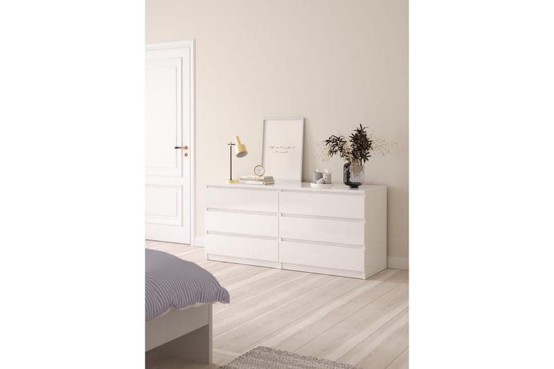 Salomns Lipasto 70,1 cm - Valkoinen - Säilytys - Säilytyskalusteet - Lipasto