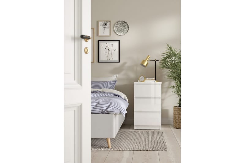 Salomns Lipasto 70,1 cm - Valkoinen - Säilytys - Säilytyskalusteet - Lipasto