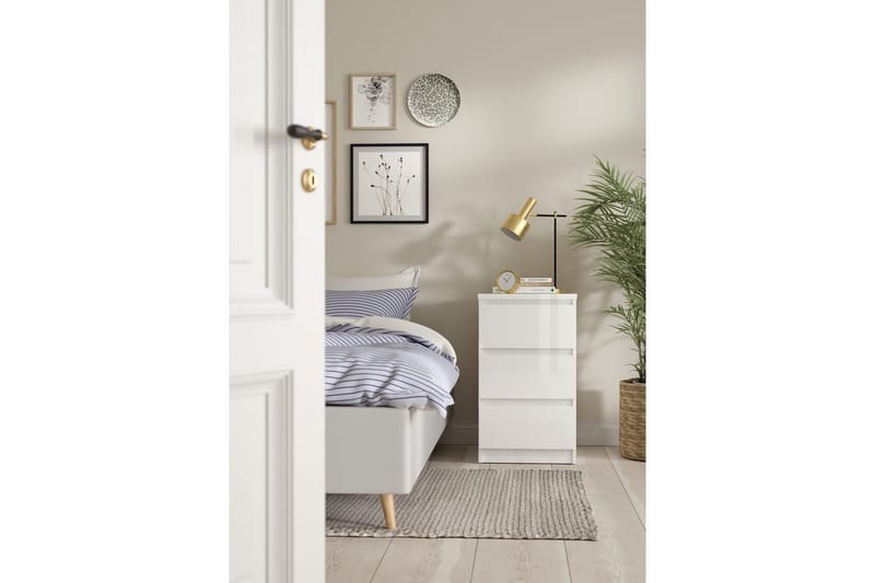 Salomns Lipasto 70,1 cm - Valkoinen - Säilytys - Säilytyskalusteet - Lipasto