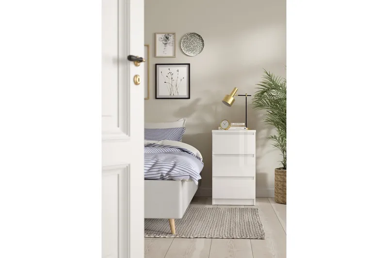 Salomns Lipasto 70,1 cm - Valkoinen - Säilytys - Säilytyskalusteet - Lipasto