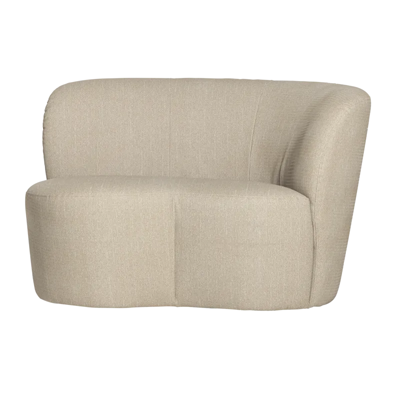 2-istuttava sohva Stone ulkokäyttöön oikea, Hiekka