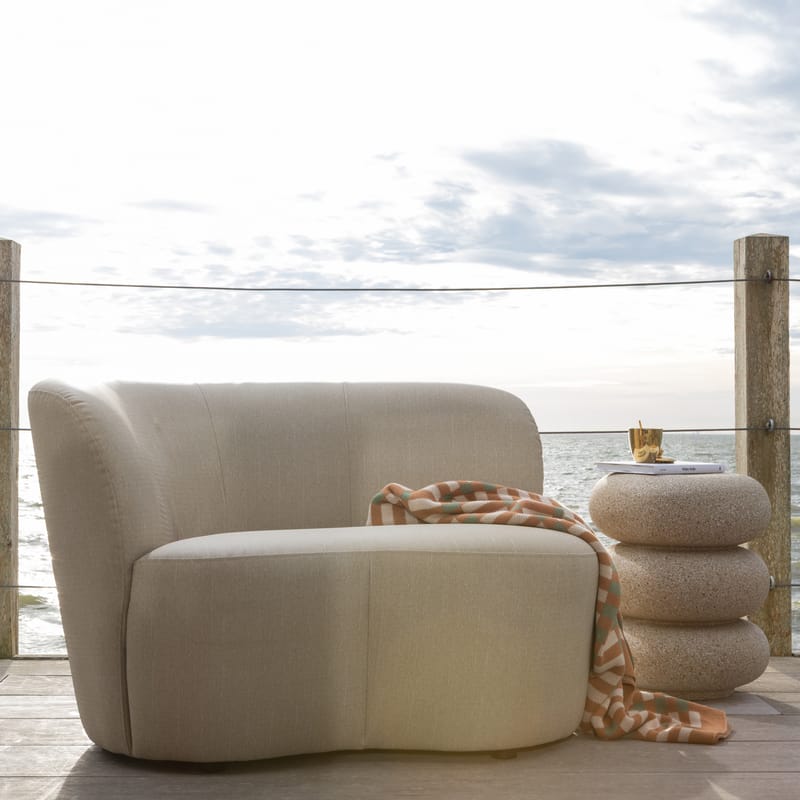 2-istuttava sohva Stone ulkokäyttöön vasen - Hiekka - Puutarhakalusteet - Tarvikkeet ulos - Tee se itse-moduulit