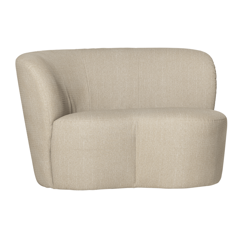 2-istuttava sohva Stone ulkokäyttöön vasen, Hiekka