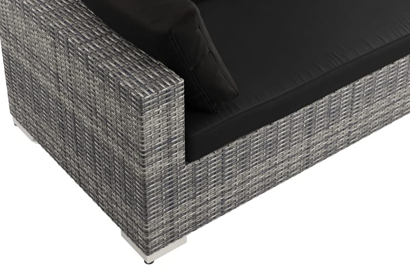 Bahamas Högermodul utomhus 140 cm i konstrotting - Puutarhakalusteet - Tarvikkeet ulos - Tee se itse-moduulit - Oikeamoduuli ulkosohva