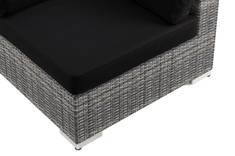 Bahamas Hörnmodul utomhus i konstrotting - Puutarhakalusteet - Tarvikkeet ulos - Tee se itse-moduulit - Kulmamoduuli ulkosohva