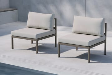 Copacabana Keskimoduuli Ulkokäyttöön - Beige - Puutarhakalusteet - Tarvikkeet ulos - Tee se itse-moduulit
