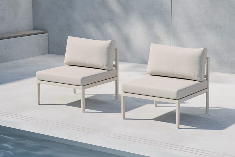 Copacabana keskiosa 70 cm ulkokäyttöön - Beige - Puutarhakalusteet - Tarvikkeet ulos - Tee se itse-moduulit