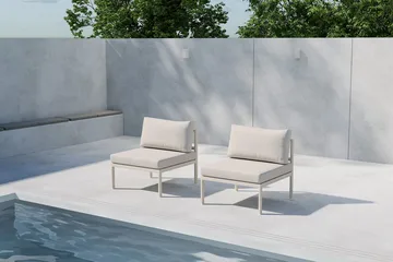 Copacabana keskiosa 70 cm ulkokäyttöön - Beige - Puutarhakalusteet - Tarvikkeet ulos - Tee se itse-moduulit