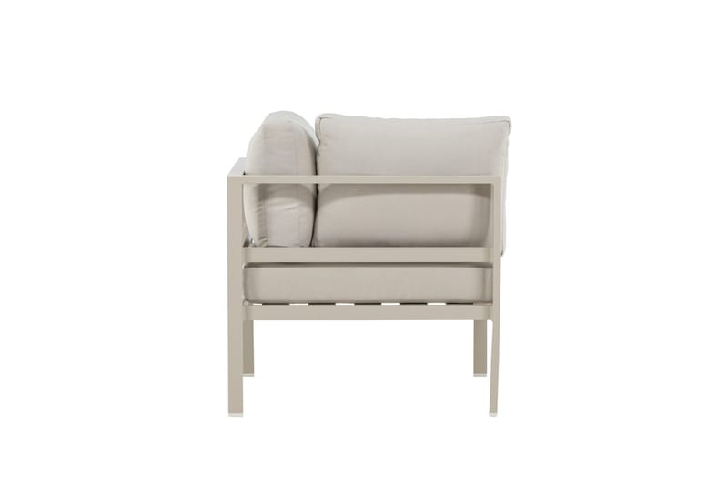 Copacabana kulmamoduuli 74 cm ulkokäyttöön - Beige - Puutarhakalusteet - Tarvikkeet ulos - Tee se itse-moduulit - Kulmamoduuli ulkosohva