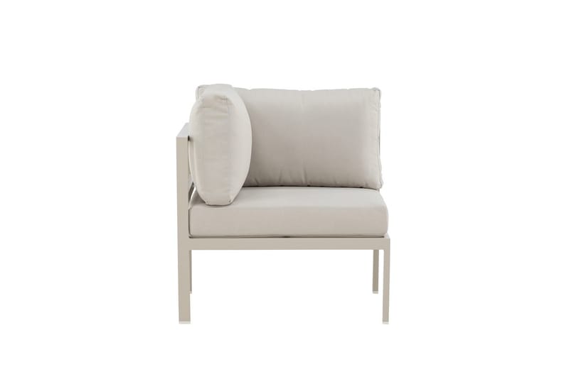 Copacabana kulmamoduuli 74 cm ulkokäyttöön - Beige - Puutarhakalusteet - Tarvikkeet ulos - Tee se itse-moduulit - Kulmamoduuli ulkosohva