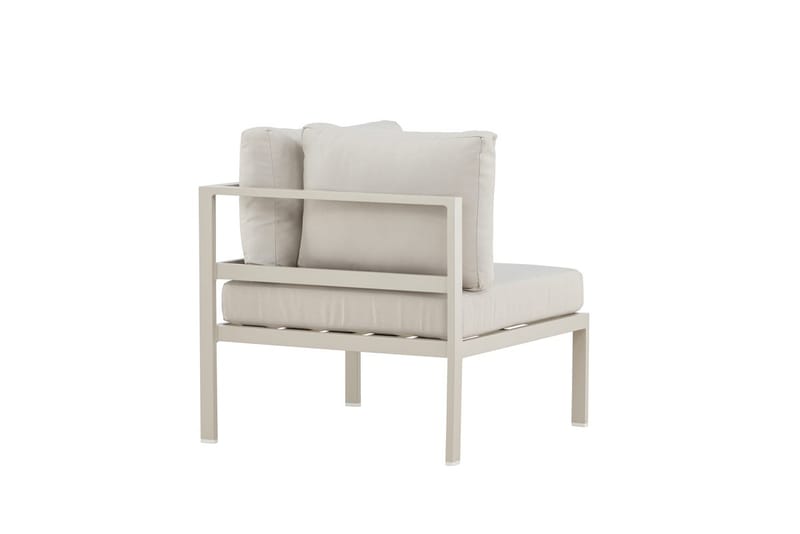 Copacabana kulmamoduuli 74 cm ulkokäyttöön - Beige - Puutarhakalusteet - Tarvikkeet ulos - Tee se itse-moduulit - Kulmamoduuli ulkosohva
