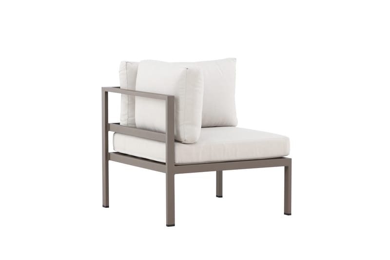 Copacabana kulmamoduuli 74 cm ulkokäyttöön - Ruskea - Puutarhakalusteet - Tarvikkeet ulos - Tee se itse-moduulit - Kulmamoduuli ulkosohva