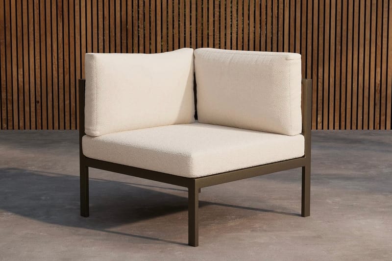 Copacabana kulmamoduuli 74 cm ulkokäyttöön, Ruskea