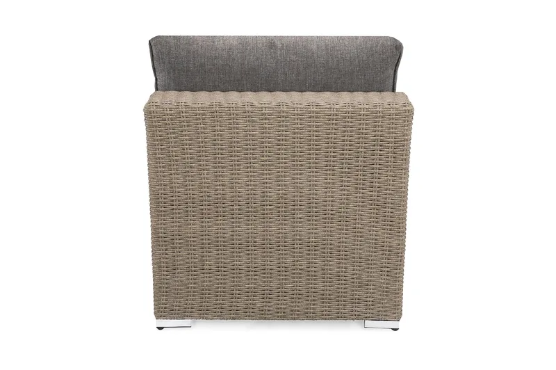 Keskimoduuli Marcus pehmusteella - Harmaa - Puutarhakalusteet - Tarvikkeet ulos - Tee se itse-moduulit