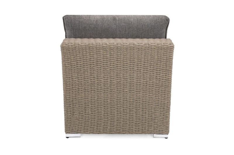 Keskimoduuli Marcus pehmusteella - Harmaa - Puutarhakalusteet - Tarvikkeet ulos - Tee se itse-moduulit