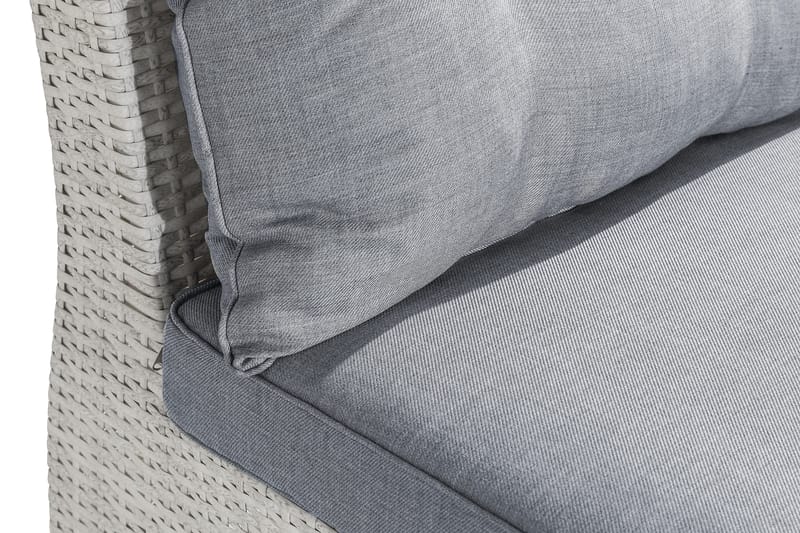 Keskimoduuli James sohvaan - Valkoinen - Puutarhakalusteet - Tarvikkeet ulos - Tee se itse-moduulit - Keskimoduuli ulkosohva