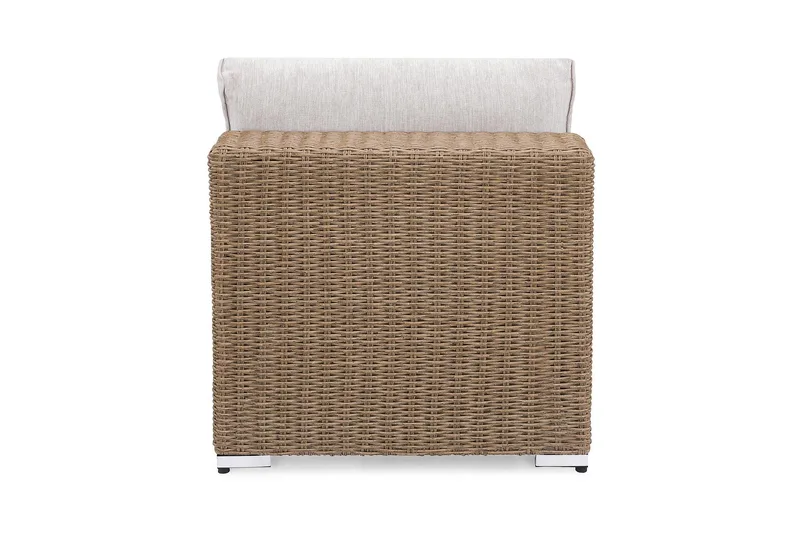 Keskimoduuli Marcus pehmusteella - Luonnonväri - Puutarhakalusteet - Tarvikkeet ulos - Tee se itse-moduulit - Keskimoduuli ulkosohva