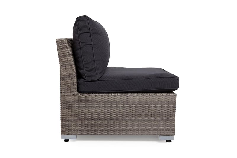 Keskimoduuli Wisconsin Polyrottinki/Harmaa/Ruskea - Hillerstorp - Puutarhakalusteet - Tarvikkeet ulos - Tee se itse-moduulit - Keskimoduuli ulkosohva