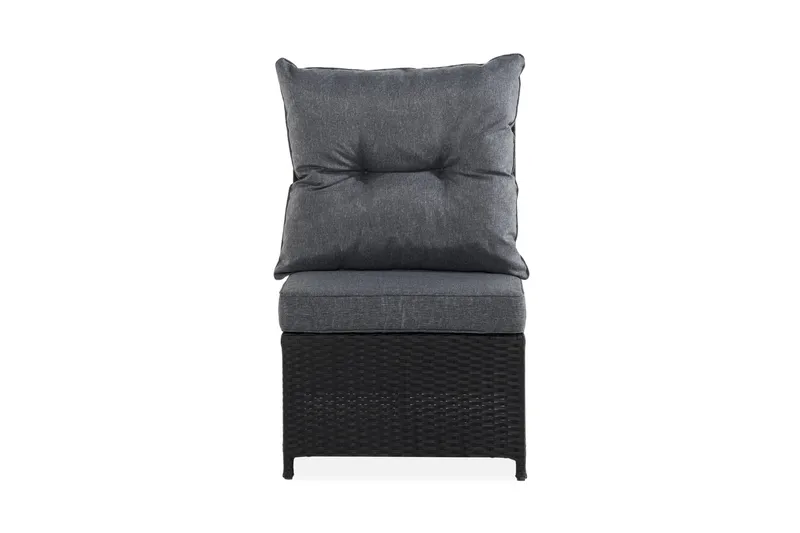 Keskiosa James sohvaan - Musta - Puutarhakalusteet - Tarvikkeet ulos - Tee se itse-moduulit - Keskimoduuli ulkosohva