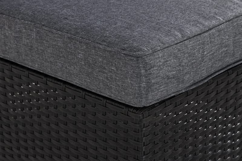 Keskiosa James sohvaan - Musta - Puutarhakalusteet - Tarvikkeet ulos - Tee se itse-moduulit - Keskimoduuli ulkosohva