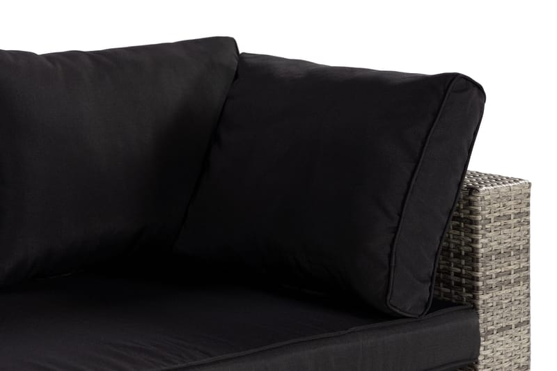 Kulmamoduuli Bahamas - Harmaa - Puutarhakalusteet - Tarvikkeet ulos - Tee se itse-moduulit - Kulmamoduuli ulkosohva