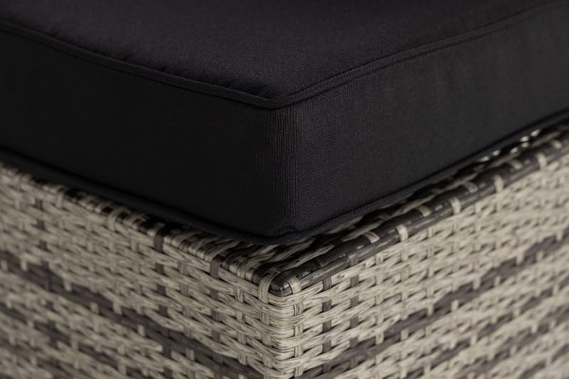 Kulmamoduuli Bahamas - Harmaa - Puutarhakalusteet - Tarvikkeet ulos - Tee se itse-moduulit - Kulmamoduuli ulkosohva