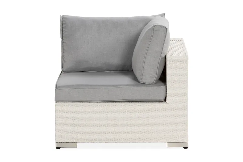 Kulmamoduuli Bahamas - Valkoinen - Puutarhakalusteet - Tarvikkeet ulos - Tee se itse-moduulit - Kulmamoduuli ulkosohva