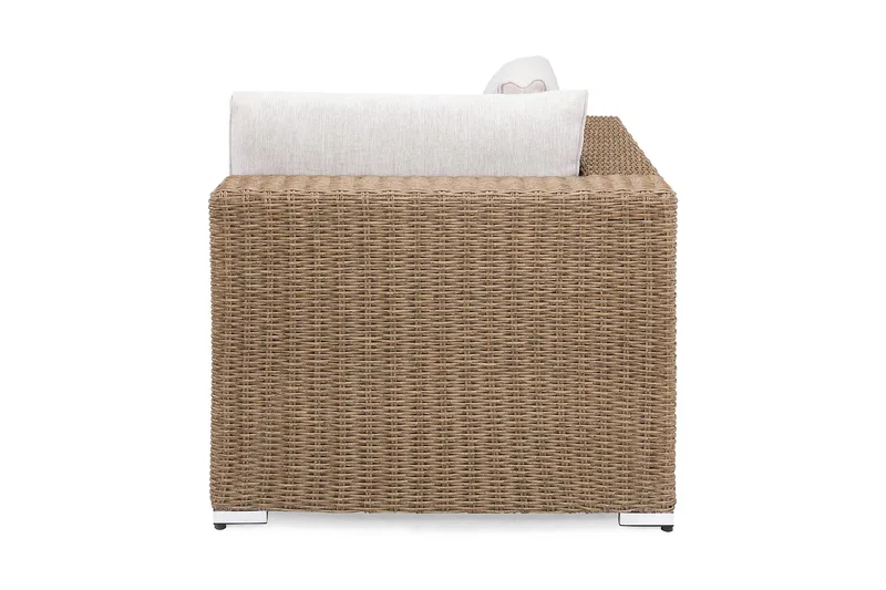 Kulmamoduuli Marcus pehmusteella - Luonnonväri - Puutarhakalusteet - Tarvikkeet ulos - Tee se itse-moduulit - Kulmamoduuli ulkosohva